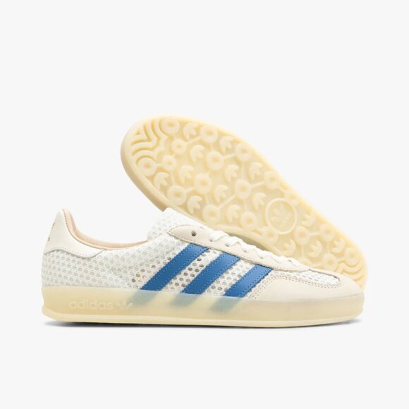 Adidas Originals Gazelle Indoor (Off White/Focus Blue/Warm Vanilla) M 10 JH5419 - Picture 11 of 14